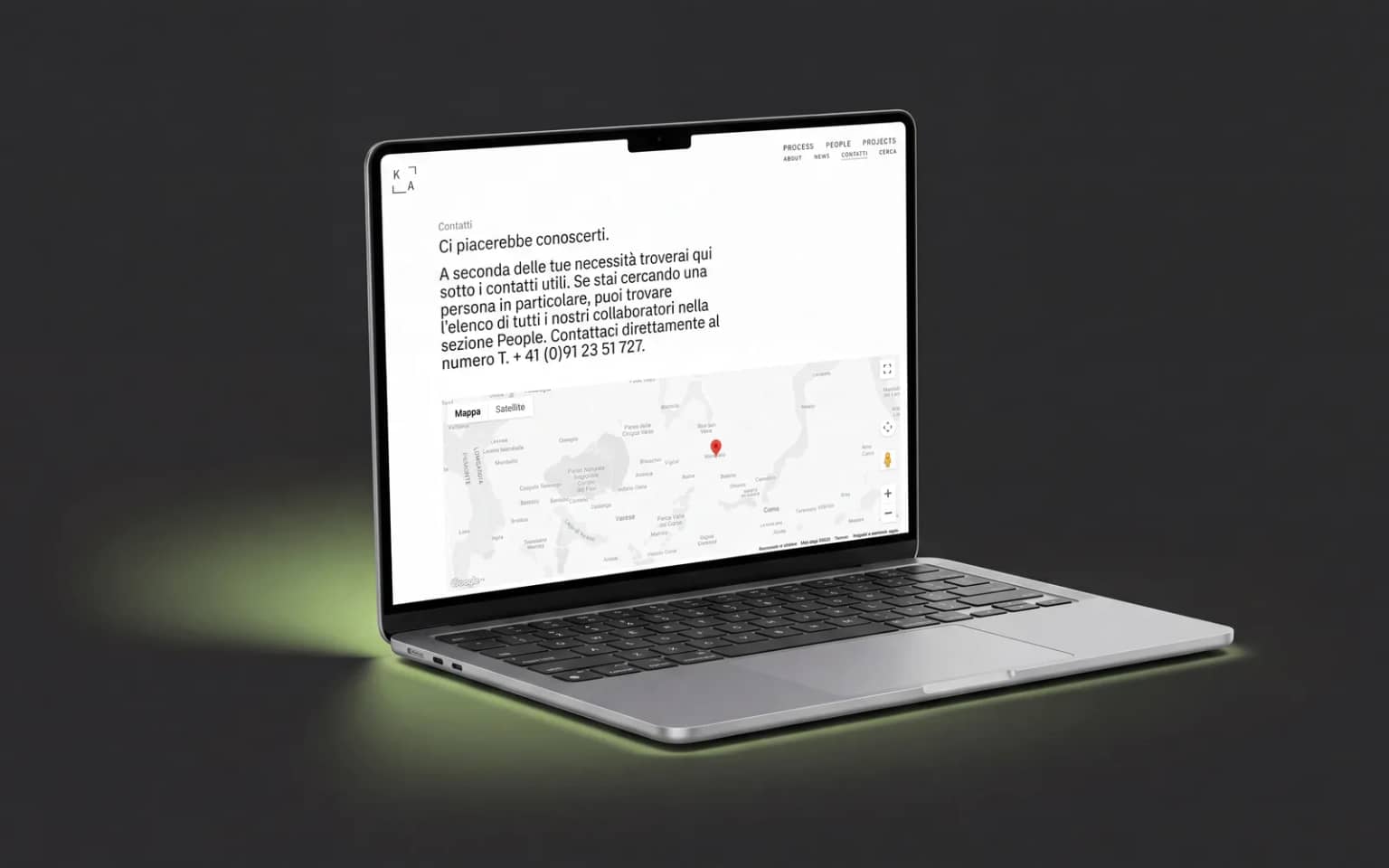 Esempio di lavoro realizzato da Logeeky: Creazione siti web
