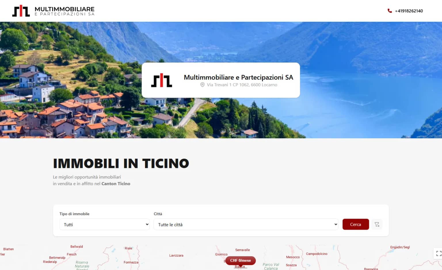 Anteprima sito web 13 Screenshot sito web creato da Logeeky 13