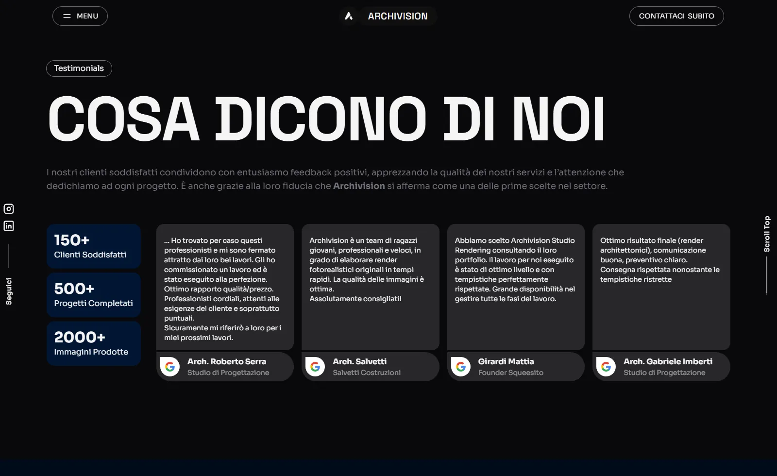 Archivision Studio - Restyling e crescita organica Archivision Studio - Restyling e crescita organica