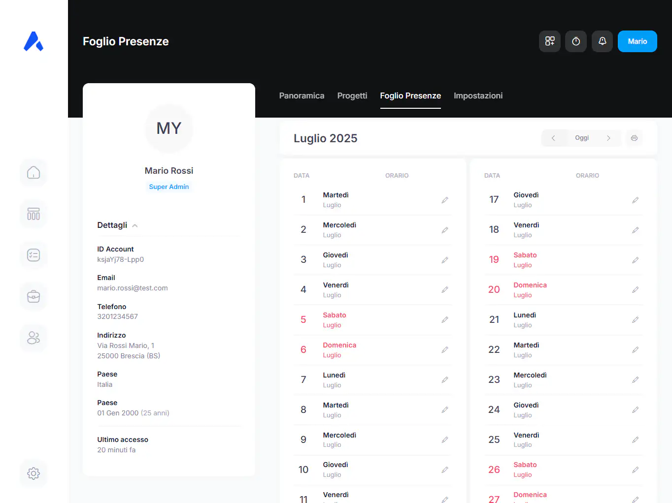 Desky - Gestionale aziendale Desky - Gestionale aziendale